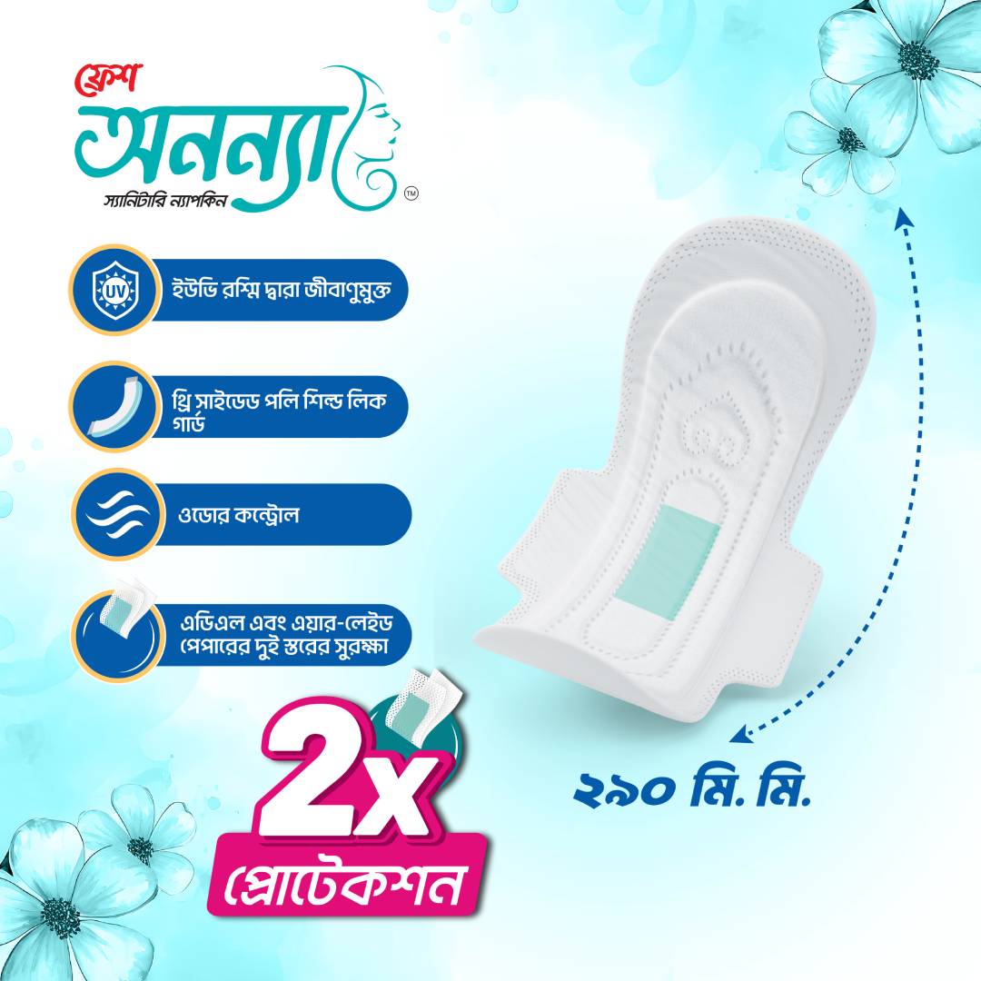 Fresh Anonna Panty System Sanitary Napkin 290 MM 10 pcs thumbnail 2