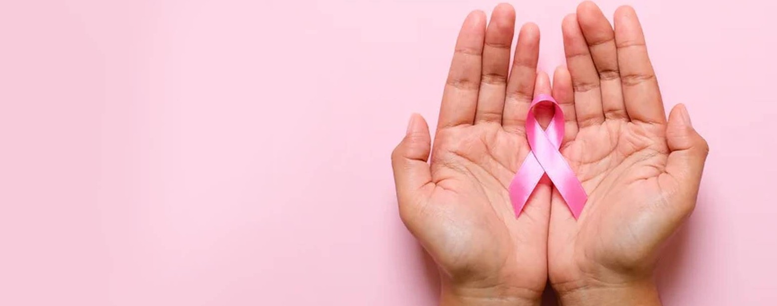 Breast cancer awareness pink ribbon